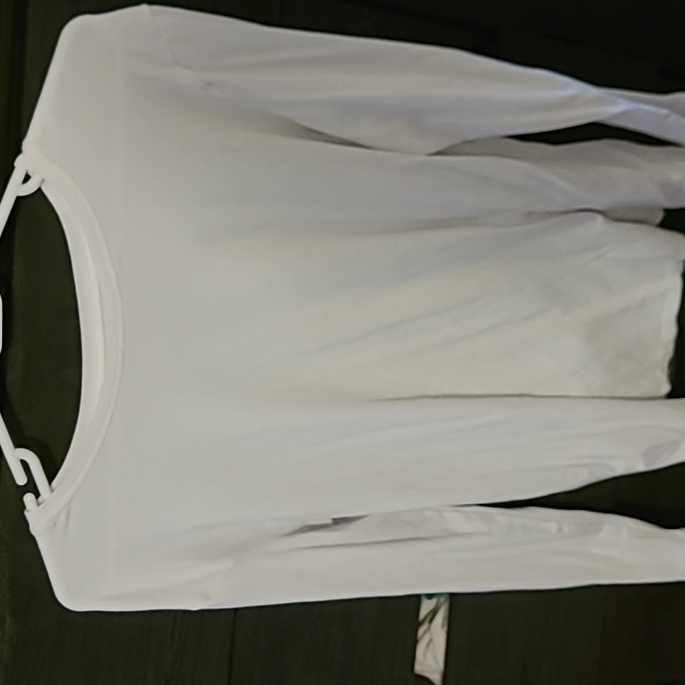 White Serra Long Sleeve Shirt Size XL